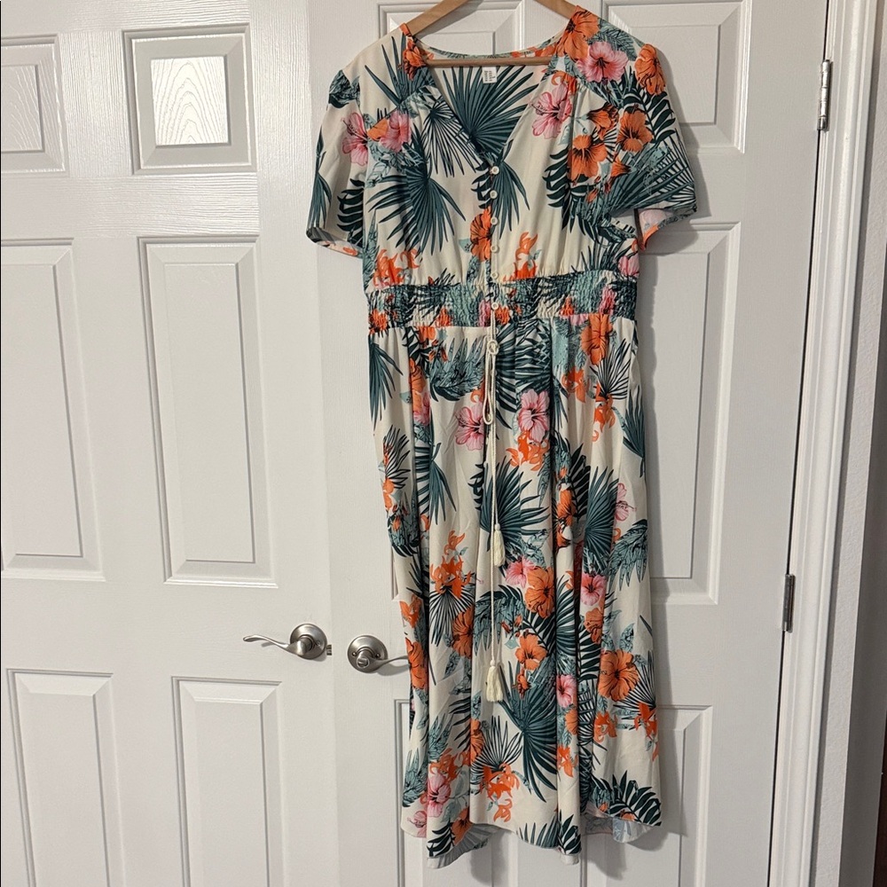 Floral Print Women's Dress